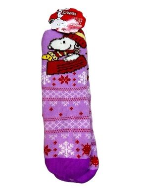Peanuts Snoopy Sherpa Lined Socks